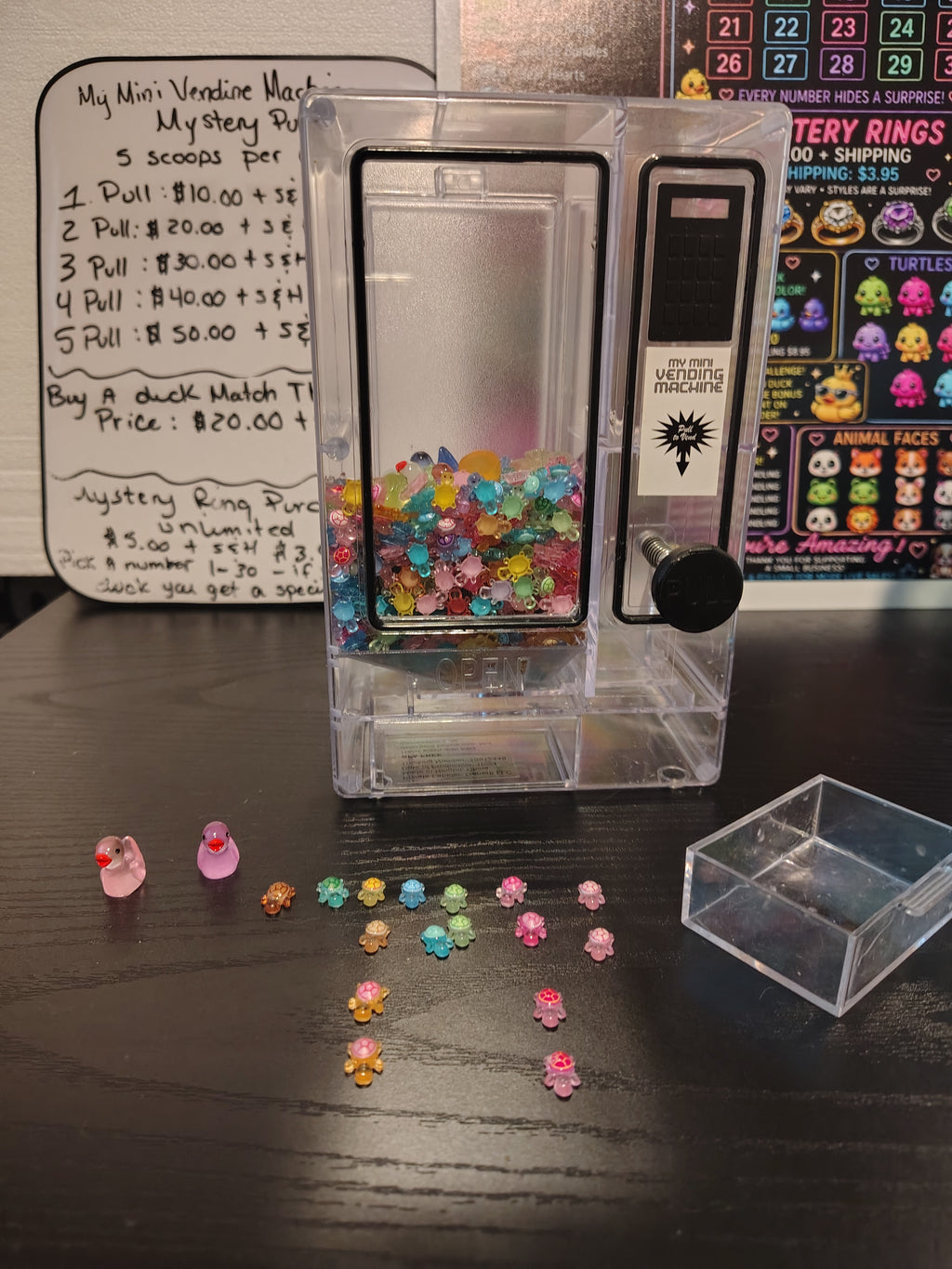 One Mini Vending Machine Mystery Pull